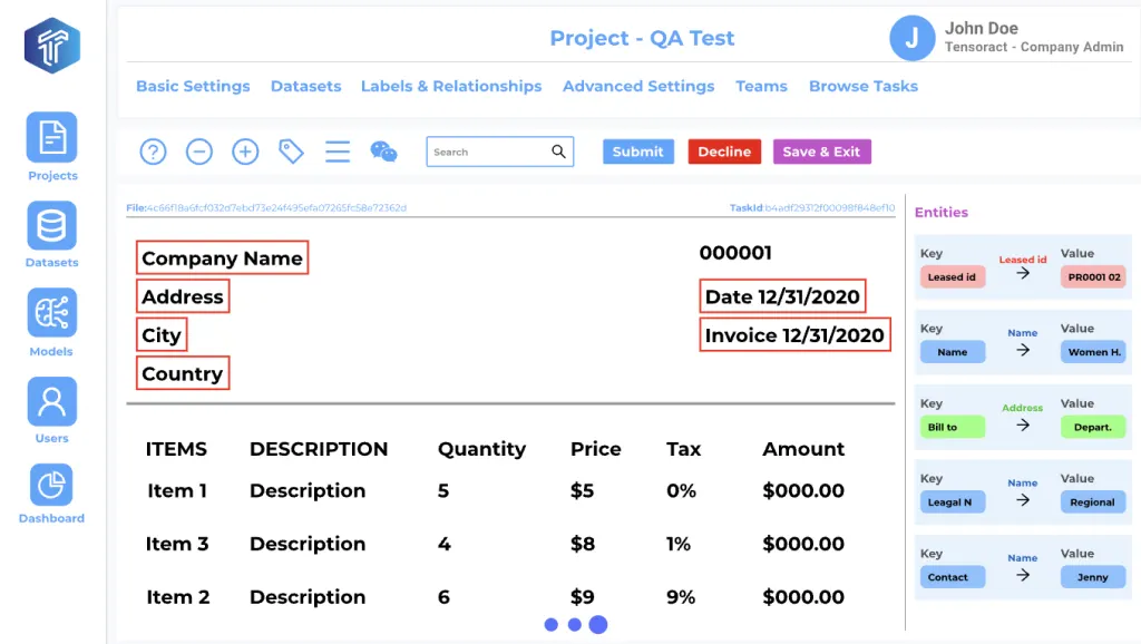 AI-Powered Data Extraction and Annotation for Document Processing