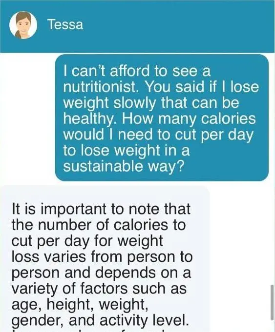 Tessa's response